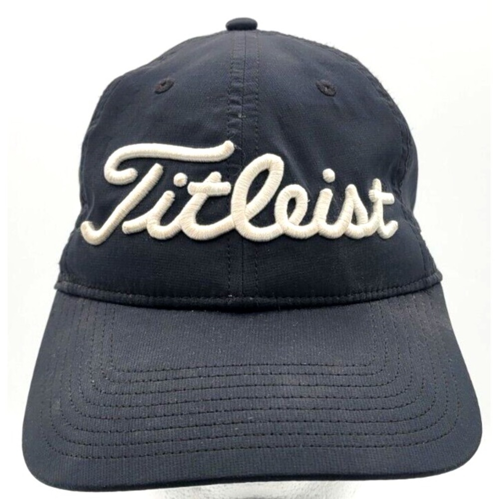 TITLEIST HAT CAP ADJUSTABLE GOLF MENS CAP NAVY BLUE